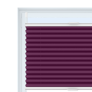 Roleta plisowana na wymiar fioletowa